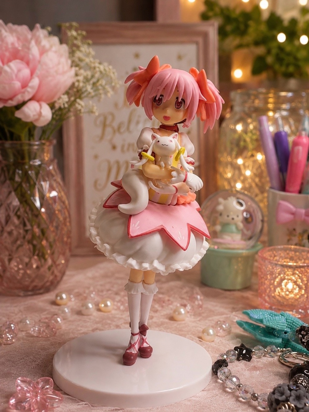 Pink Magical Girl Figurine Collectible